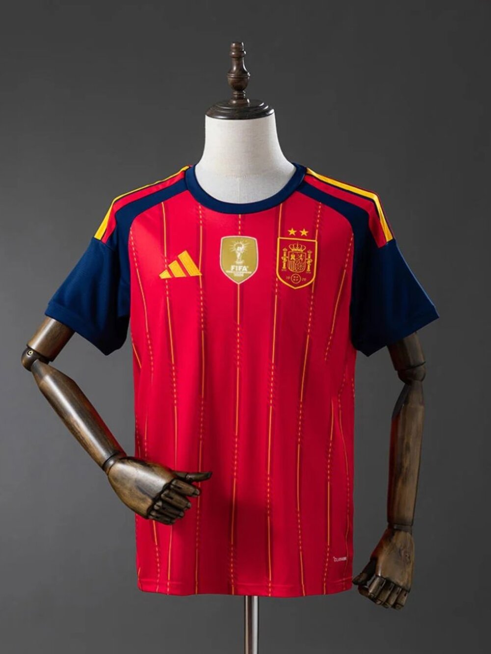 Spain 2 Stars World Cup 2026 Ch Home Jersey Soccer